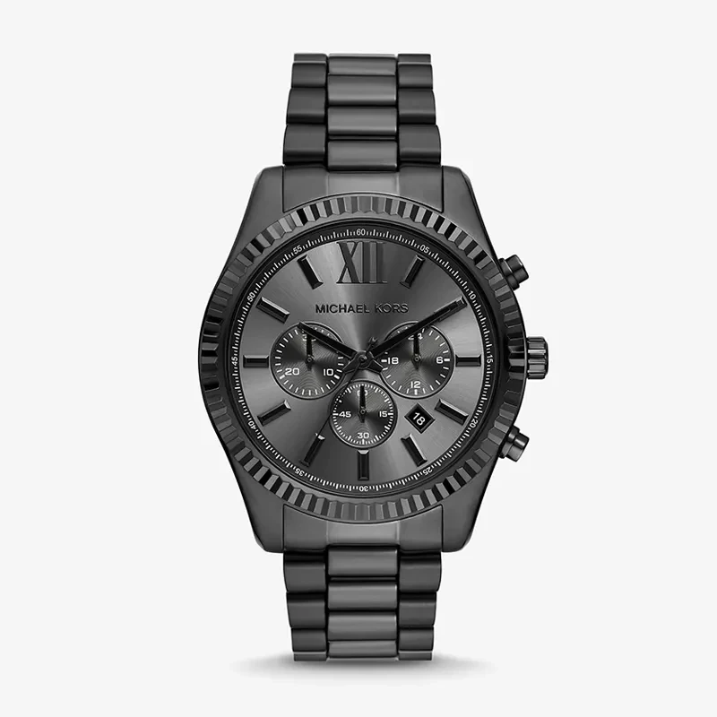 Michael Kors Lexington Gunmetal Black Dial Men's Watch | MK9154